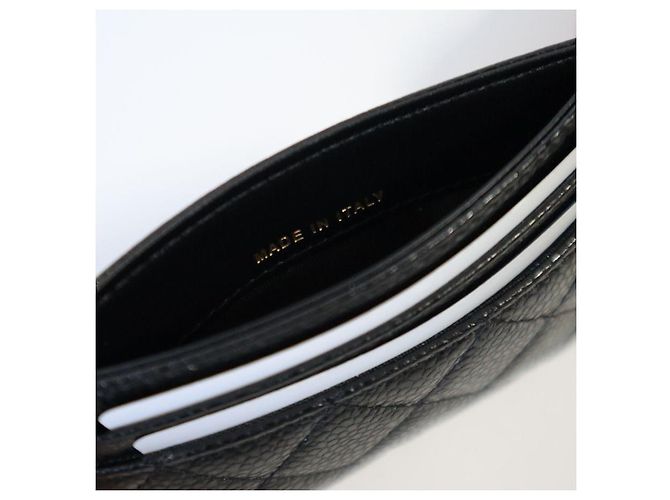 Chanel Tarjetero Boy Caviar Baño de Oro Negro - vista 6