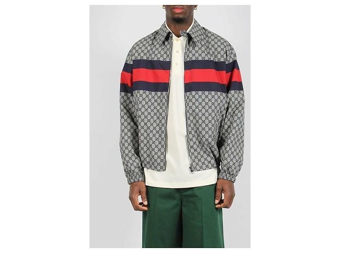 Gucci Giacca in cotone con stampa GG ZAPEV Multicolore - vista 6