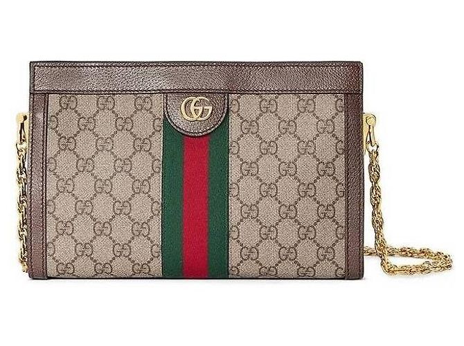 Gucci Borsa a Spalla Ophidia GG Supreme Multicolore - vista 4
