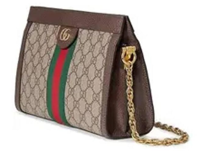 Gucci Borsa a Spalla Ophidia GG Supreme Multicolore - vista 7