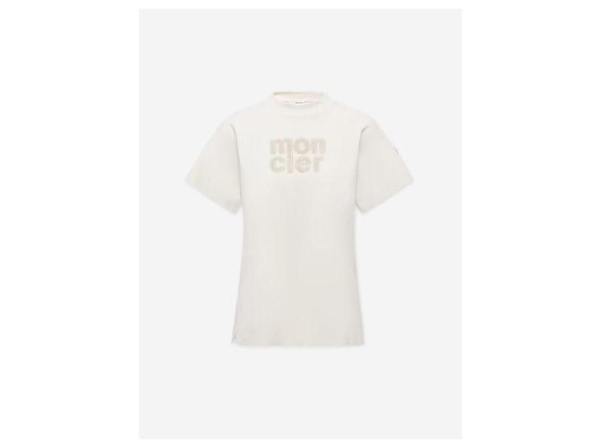 Moncler Baumwoll-T-Shirt mit Logo Mehrfarben - Ansicht 4