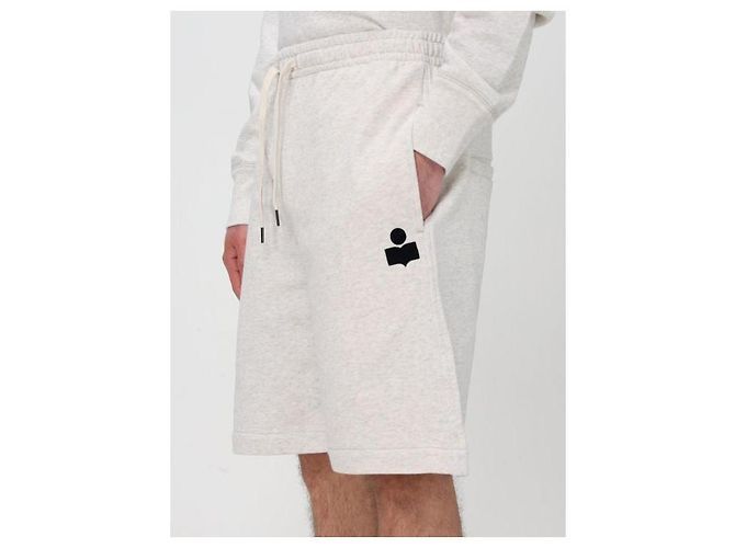 Isabel Marant Pantaloncini con logo Bianco - vista 7