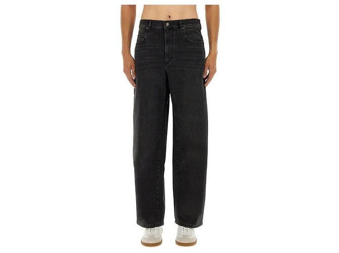 Isabel Marant Weite Jeanshose Schwarz - Ansicht 4