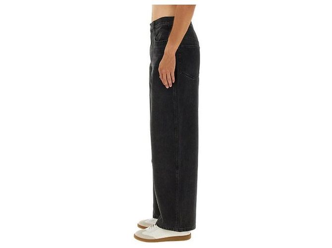 Isabel Marant Weite Jeanshose Schwarz - Ansicht 6
