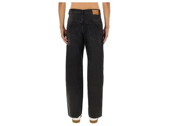 Isabel Marant Weite Jeanshose Schwarz - Ansicht 7