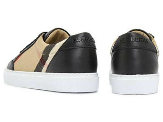 Burberry Karierte Leder-Sneaker Mehrfarben - Ansicht 7