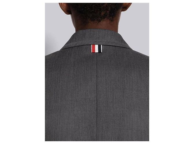 Thom Browne Giacca in lana gabardine - vista 8