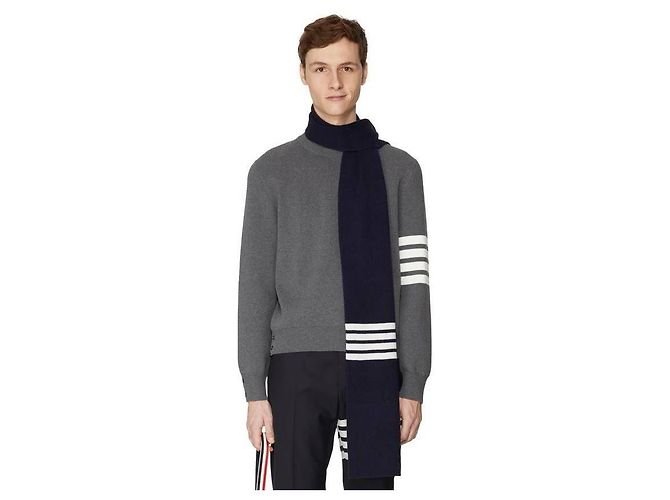 Thom Browne Bar Stripe Milano Stitch Knit - view 5