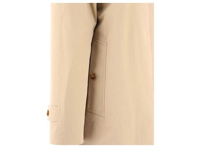Burberry Manteau en Gabardine de Coton Multicolore - vue 7