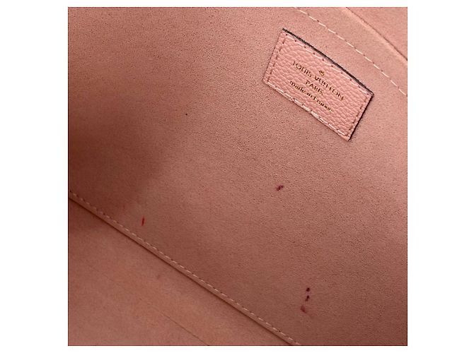 Louis Vuitton Pochette Monogram Daily Clutch Rose Pink Marron - vue 10