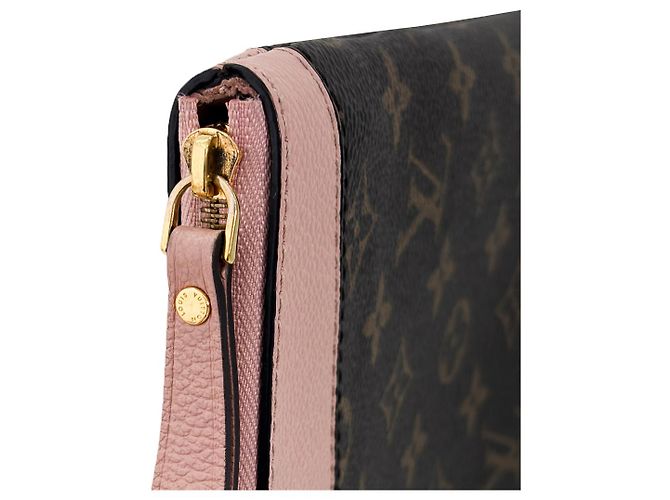 Louis Vuitton Pochette Monogram Daily Clutch Rose Pink Marron - vue 7