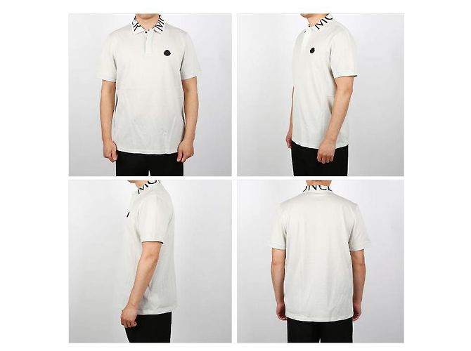 Camisa Polo com Logo Moncler - vista 2