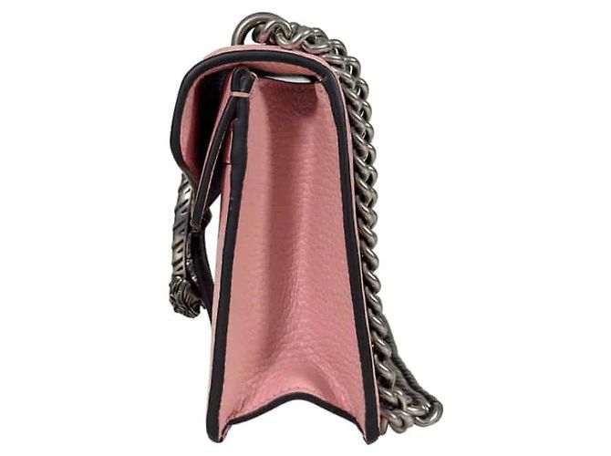 Gucci Borsa a tracolla piccola in denim floreale Dionysus Rosa - vista 3