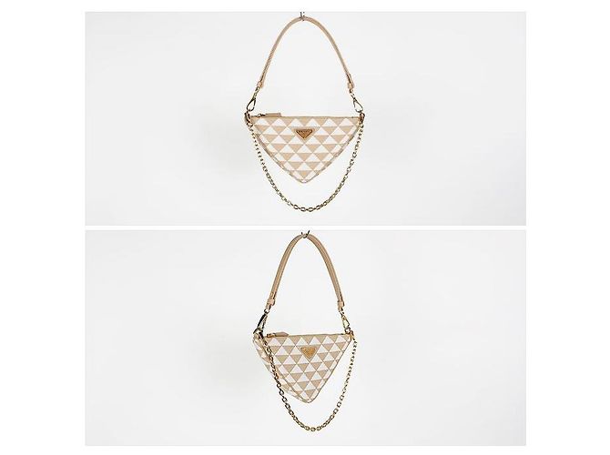 Prada Bestickte Mini-Tasche VDOM Braun - Ansicht 2