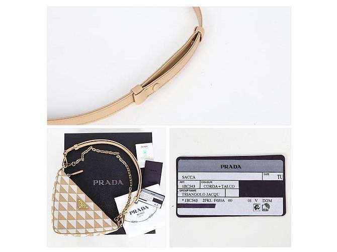 Prada Bestickte Mini-Tasche VDOM Braun - Ansicht 6