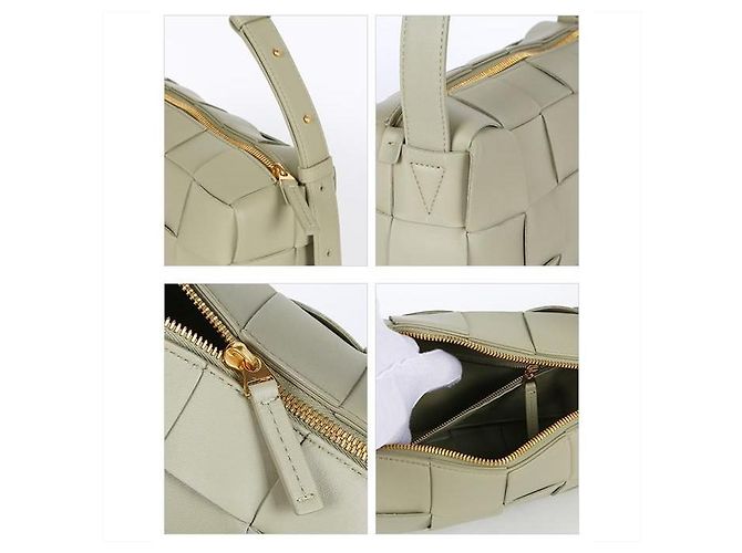 Bottega Veneta Borsa Cassette Brick Marrone - vista 3