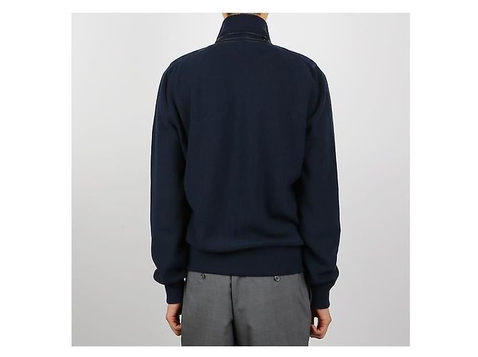 Tom Ford Suede Down Jacket Blue - view 11