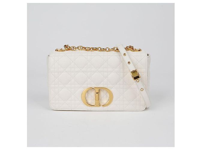 Dior Caro Medium Schulter-Crossbody-Tasche mit Kette Golden - Ansicht 2