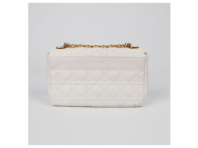 Dior Caro Medium Schulter-Crossbody-Tasche mit Kette Golden - Ansicht 5