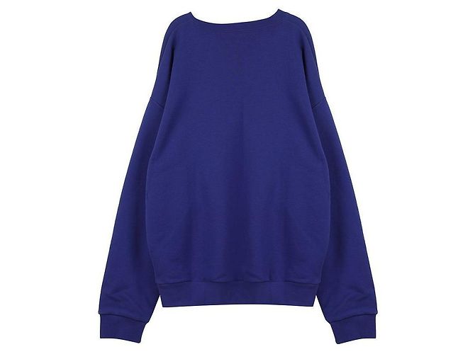 Gucci Moletom com logo Azul - vista 4