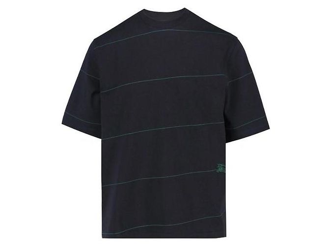 Burberry Gestreiftes Baumwoll-T-Shirt Mehrfarben - Ansicht 4