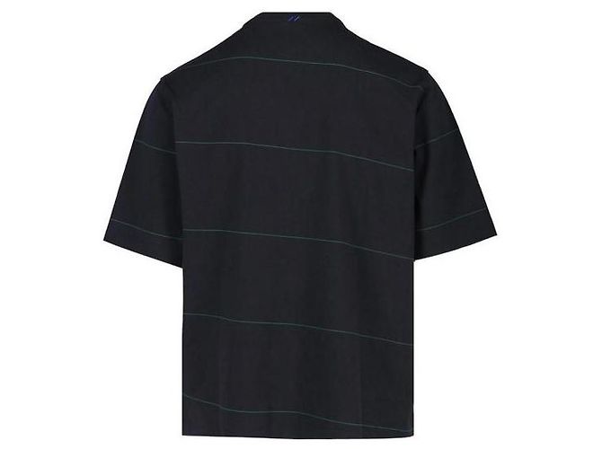 Burberry Gestreiftes Baumwoll-T-Shirt Mehrfarben - Ansicht 5