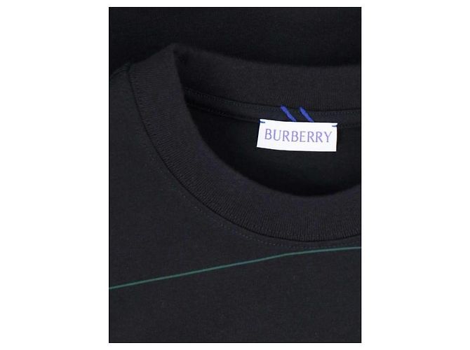 Burberry Gestreiftes Baumwoll-T-Shirt Mehrfarben - Ansicht 6