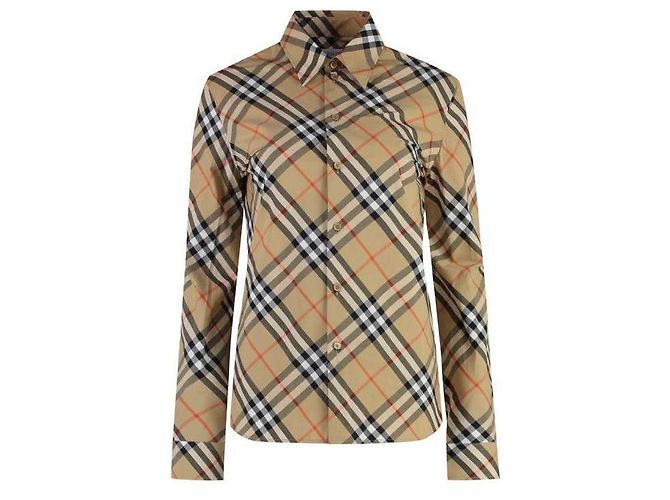Burberry Karo-Baumwollhemd Mehrfarben - Ansicht 4