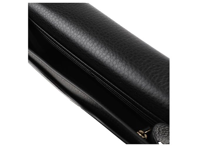 Gucci GG Emblem Chain Shoulder Bag Nero - vista 8