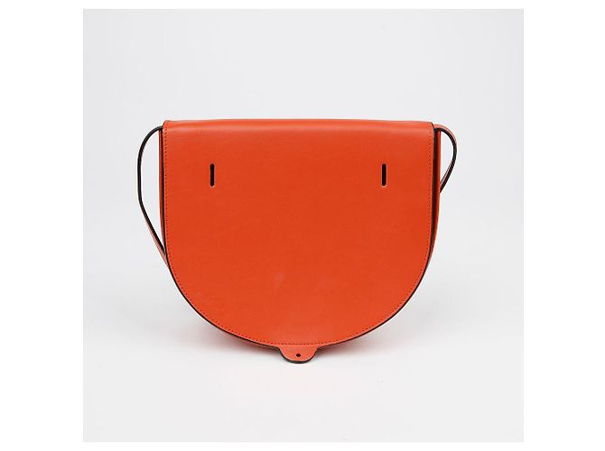 Loewe Mini borsa a spalla incrociata Heel Pouch Arancione - vista 3