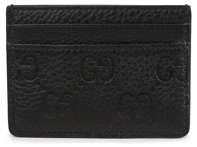 Gucci GG Emblem Kartenetui Schwarz - Ansicht 3