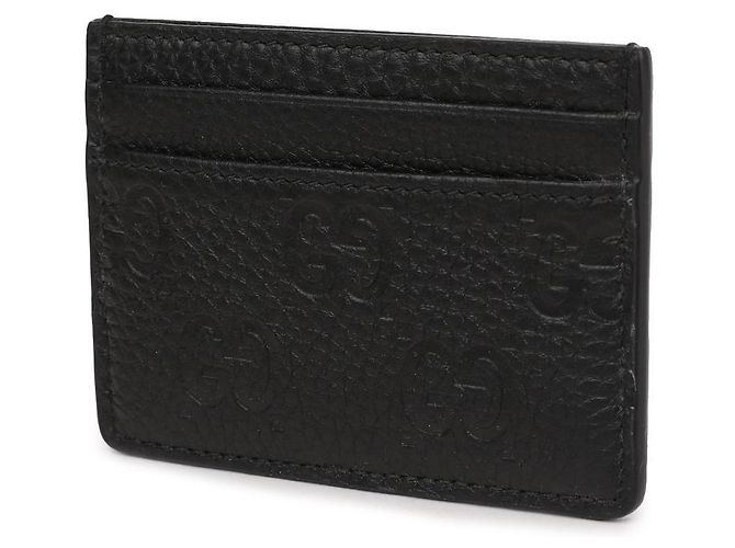 Gucci GG Emblem Kartenetui Schwarz - Ansicht 4