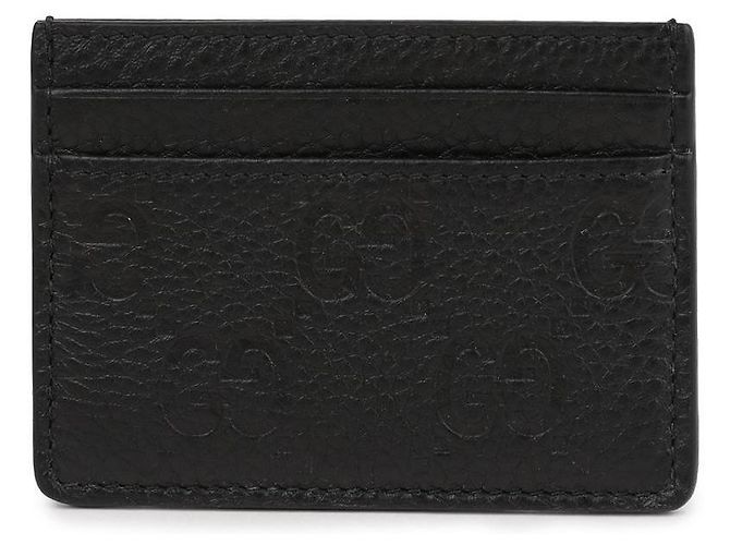 Gucci GG Emblem Kartenetui Schwarz - Ansicht 5