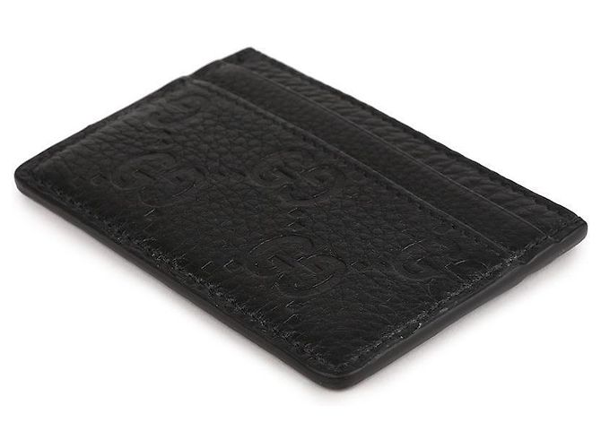 Gucci GG Emblem Kartenetui Schwarz - Ansicht 6