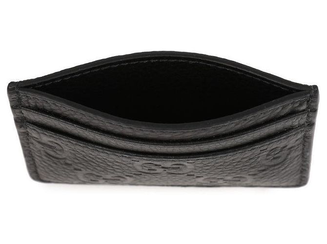 Gucci GG Emblem Kartenetui Schwarz - Ansicht 7