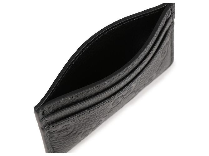 Gucci GG Emblem Kartenetui Schwarz - Ansicht 8