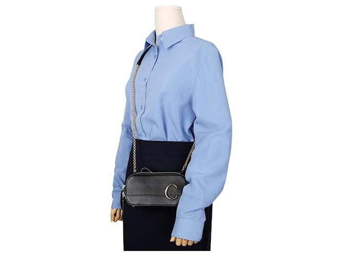 Chloé Mini borsa a spalla Vanity Nero - vista 13