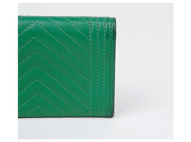 Chanel Tarjetero Boi Flap Verde - vista 4
