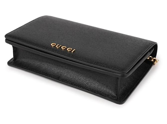Gucci Script Chain Wallet Schwarz - Ansicht 6