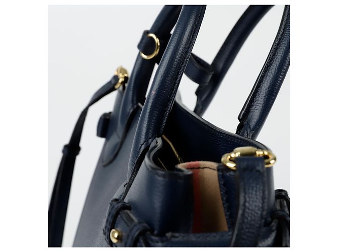 Burberry Borsa a spalla media Banner Blu - vista 4