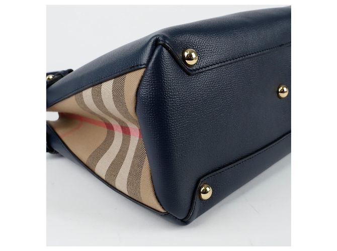 Burberry Borsa a spalla media Banner Blu - vista 7