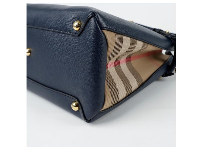 Burberry Borsa a spalla media Banner Blu - vista 9