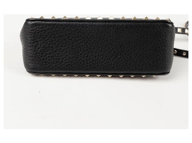 Valentino Bolso de Hombro Rockstud Small Tote Negro - vista 9