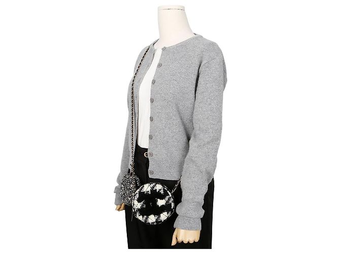 Chanel Borsa a spalla incrociata Double Duo Mini Nero - vista 11