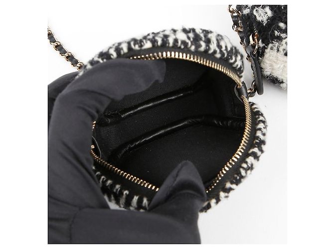 Chanel Borsa a spalla incrociata Double Duo Mini Nero - vista 9