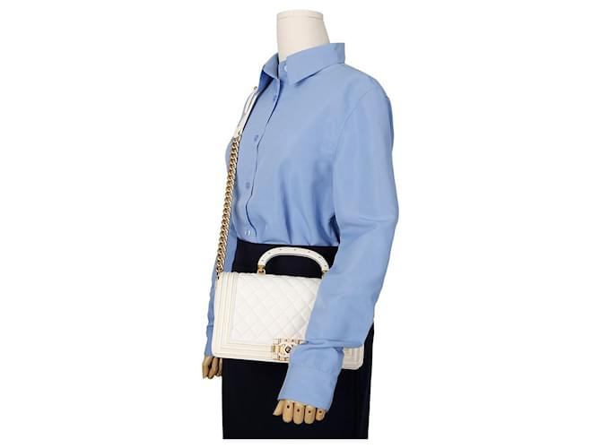Chanel Borsa a spalla media D'oro - vista 16