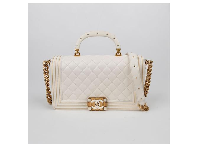 Chanel Borsa a spalla media D'oro - vista 2