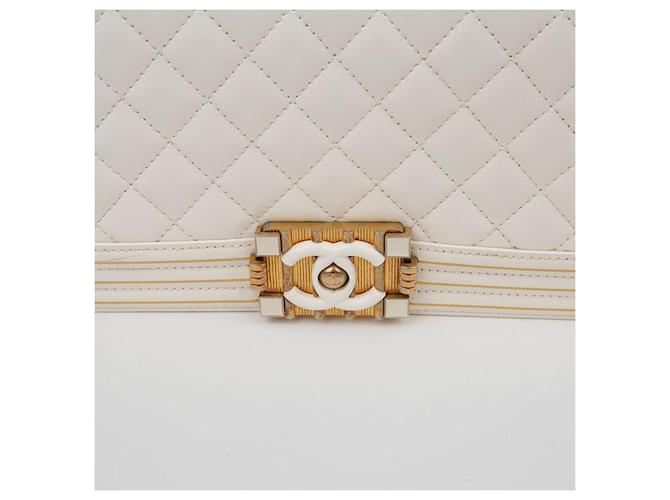 Chanel Borsa a spalla media D'oro - vista 4