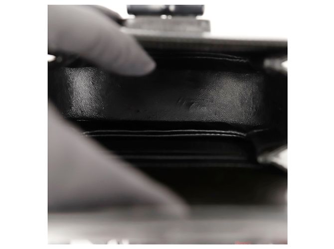Bamboo Gucci Borsa a spalla mini in bambù con manico superiore Nero - vista 11