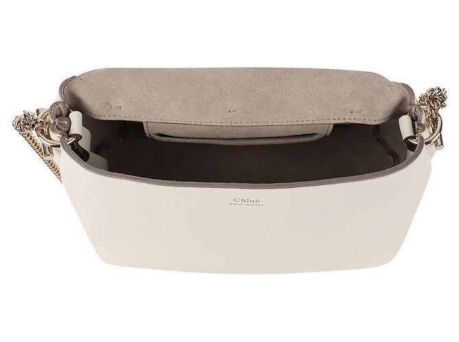 Chloé Piccola borsa a tracolla con catena Bianco - vista 7